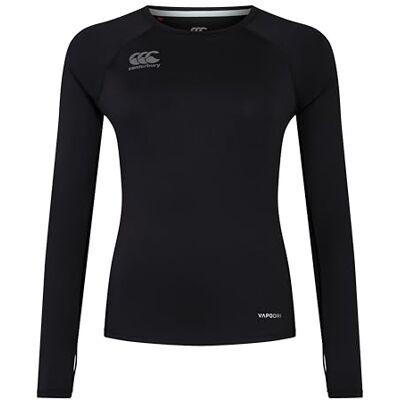 Canterbury kvinnors superlätt långärmad t-shirt, svart/grå 6 Canterbury kvinnors superlätt långärmad t-shirt, svart/grå 6