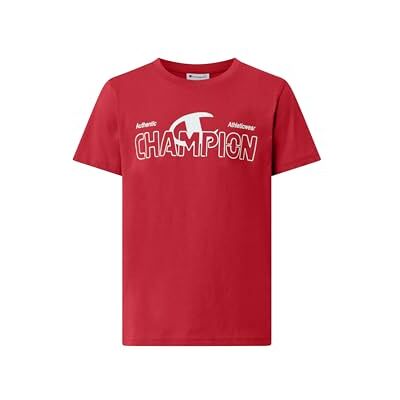 Champion Boy grafisk rund hals t-shirt med grafisk logotyp RS014 Champion Boy grafisk rund hals t-shirt med grafisk logotyp RS014