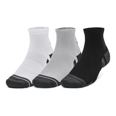 Under Armour Unisex UA Performance Tech 3pk Qtr strumpor Under Armour Unisex UA Performance Tech 3pk Qtr strumpor