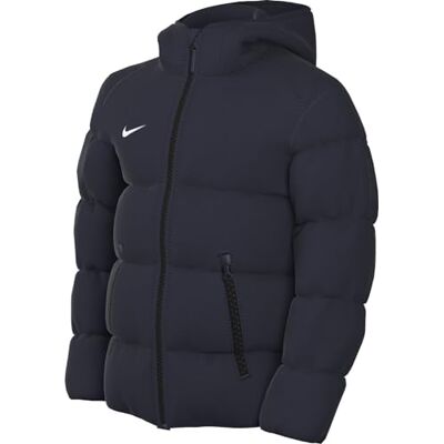 NIKE Barn hip längd huva Jkt Y Nk Tf Acdpr24 höstjacka, obsidian/vit, FD7708-451, XL NIKE Barn hip längd huva Jkt Y Nk Tf Acdpr24 höstjacka, obsidian/vit, FD7708-451, XL