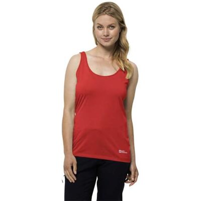 Jack Wolfskin Dampack & Go T-shirt, Tango orange, XS Jack Wolfskin Dampack & Go T-shirt, Tango orange, XS