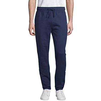 Hanes Ecosmart joggingbyxor för män, mellanvikt, fleece, loungebyxor, 30,5, Marinblått Xsp, M Hanes Ecosmart joggingbyxor för män, mellanvikt, fleece, loungebyxor, 30,5, Marinblått Xsp, M