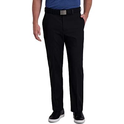Haggar herr Lediga byxor Cool Right Performance Flex Solid Classic Fit Flat Front Pant Haggar herr Lediga byxor Cool Right Performance Flex Solid Classic Fit Flat Front Pant