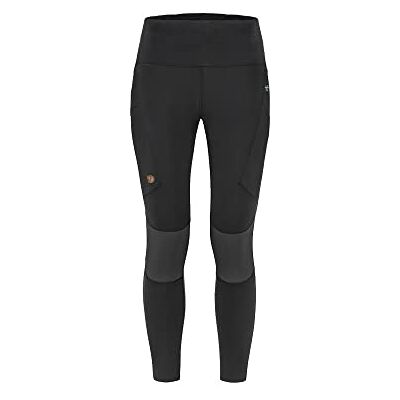 Fjällräven Women's Abisko trekking tights Pro W byxor, svart basalt, M Fjällräven Women's Abisko trekking tights Pro W byxor, svart basalt, M