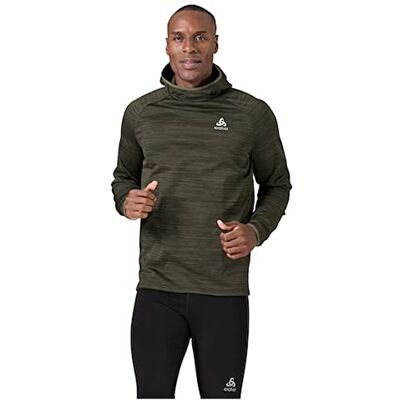 Odlo Herr Mid Layer Hoody Run Easy Warm Mellanlager Odlo Herr Mid Layer Hoody Run Easy Warm Mellanlager