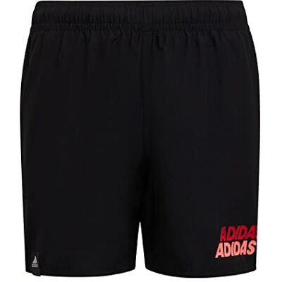 adidas HD7372 YB LIN shorts baddräkt pojkar svart/levande röd 5-6A adidas HD7372 YB LIN shorts baddräkt pojkar svart/levande röd 5-6A