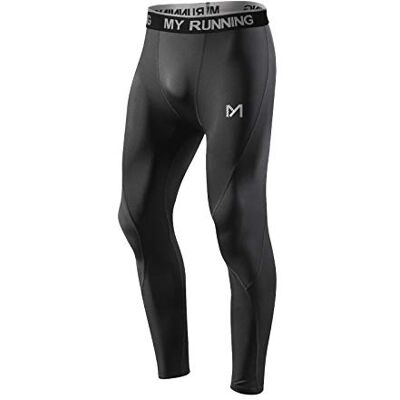 MEETYOO kompressionsbyxor män, sport leggings andningsfunktion fitness strumpbyxor baslager byxor lång, för löpning cykling MEETYOO kompressionsbyxor män, sport leggings andningsfunktion fitness strumpbyxor baslager byxor lång, för löpning cykling