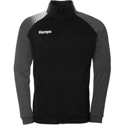 Kempa Handboll Ambition 28 poly jacka sportjacka träningsjacka gå ut jacka för män och pojkar – utan huva med fickor med dragkedja Kempa Handboll Ambition 28 poly jacka sportjacka träningsjacka gå ut jacka för män och pojkar – utan huva med fickor med dragkedja