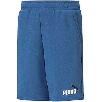 PUMA Pojkar Ess Sweat B stickade shorts, medium grå Heather, 128–160 EU PUMA Pojkar Ess Sweat B stickade shorts, medium grå Heather, 128–160 EU
