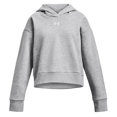 Under Armour flickor Ua Rival Fleece Crop huvtröja sweatshirt Under Armour flickor Ua Rival Fleece Crop huvtröja sweatshirt