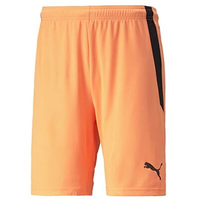 PUMA herr Shorts Teamliga shorts, Neon citrus svart, 3XL PUMA herr Shorts Teamliga shorts, Neon citrus svart, 3XL