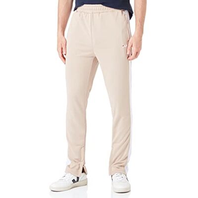 FILA Stevenson Track fritidsbyxor för män, Oxford tan-ljus vit, L FILA Stevenson Track fritidsbyxor för män, Oxford tan-ljus vit, L