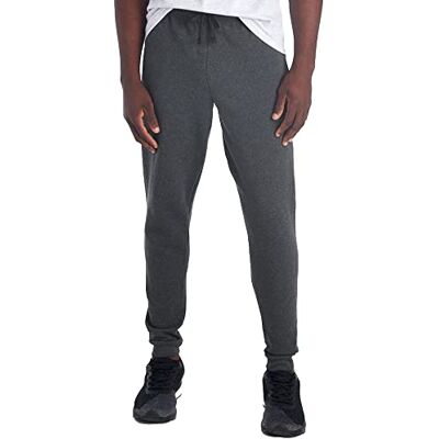 Jerzees NuBlend Jogging- och träningsbyxor för män, i fleece, bomullsblandning, storlek S–3X, XL Jerzees NuBlend Jogging- och träningsbyxor för män, i fleece, bomullsblandning, storlek S–3X, XL