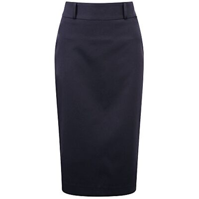 Alexandra lättskött stc-nf133na-10r kjol, uni, 100% polyester, vanlig, storlek 10, marinblå Alexandra lättskött stc-nf133na-10r kjol, uni, 100% polyester, vanlig, storlek 10, marinblå