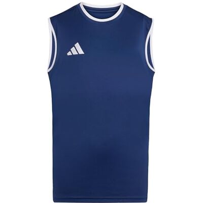 adidas unisex barn Entrada26 Sleeveless Jersey Kids Shirt, team navy blue 2/white, 5-6 Years adidas unisex barn Entrada26 Sleeveless Jersey Kids Shirt, team navy blue 2/white, 5-6 Years