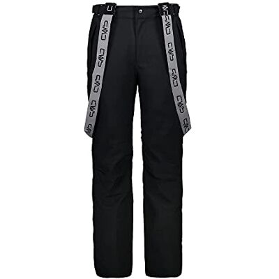 CMP Vadderade PFC Free 10 000 skidbyxor för män, Nero, 24 CMP Vadderade PFC Free 10 000 skidbyxor för män, Nero, 24