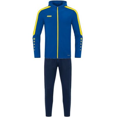 JAKO Barn träningsoverall polyester Power med huva, Royal/Citro, 152 JAKO Barn träningsoverall polyester Power med huva, Royal/Citro, 152