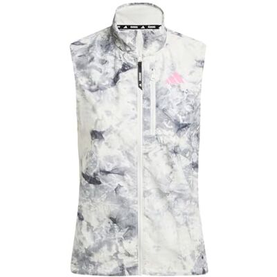 adidas Kvinnor Own the Run Spray Dye Vest, Orbit Grey/Black, M adidas Kvinnor Own the Run Spray Dye Vest, Orbit Grey/Black, M