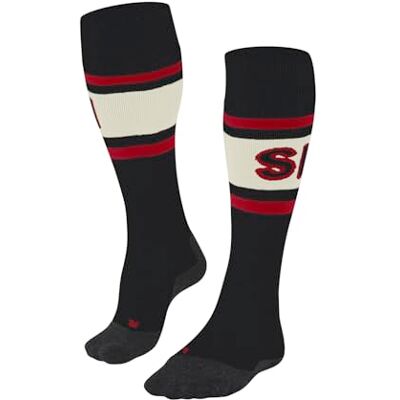 FALKE , skidstrumpor för män, SK2, mellanliggande ull, M, Kh ull, funktionellt material, varm tjock, 1 par, svart, svart, 3000 trend, 46–48 FALKE , skidstrumpor för män, SK2, mellanliggande ull, M, Kh ull, funktionellt material, varm tjock, 1 par, svart, svart, 3000 trend, 46–48