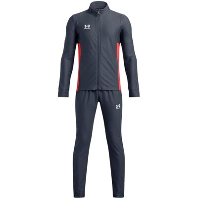 Under Armour UA B's Challenger Träningsoverall Downpour Grå/Fire/Vit YSM Under Armour UA B's Challenger Träningsoverall Downpour Grå/Fire/Vit YSM