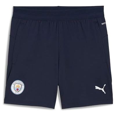PUMA Manchester City FC Barn Träningsshorts med Ficka 25/26, Blå (Deep Navy), 152 PUMA Manchester City FC Barn Träningsshorts med Ficka 25/26, Blå (Deep Navy), 152