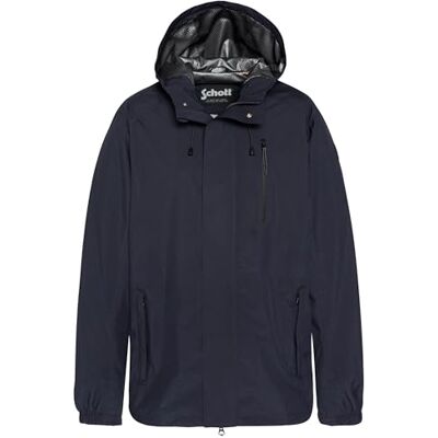 Schott NYC Teknisk vindjacka super light schott, BENTON, Marin, S Schott NYC Teknisk vindjacka super light schott, BENTON, Marin, S