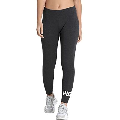 PUMA kvinnors Ess logotyp leggings byxor Dark Gray Heather M PUMA kvinnors Ess logotyp leggings byxor Dark Gray Heather M