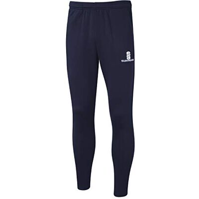 Surridge Sports Tek skinny träningsbyxor, marinblå, liten Surridge Sports Tek skinny träningsbyxor, marinblå, liten