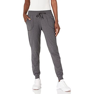 Champion kvinnors jersey fickbyxor leggings, Granit ljung, XXL Champion kvinnors jersey fickbyxor leggings, Granit ljung, XXL