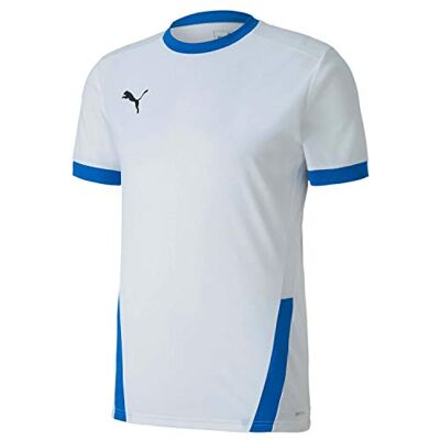 PUMA Herren teamGOAL 23 Jersey Trikot, White-Electric Blue Lemonade, 3XL PUMA Herren teamGOAL 23 Jersey Trikot, White-Electric Blue Lemonade, 3XL