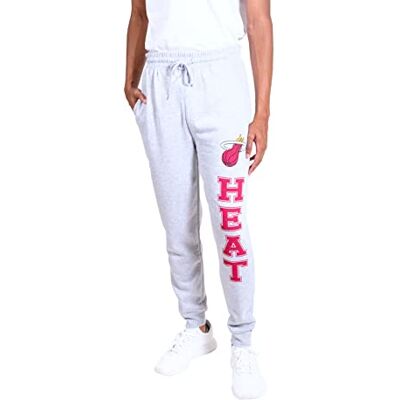 Ultra Game NBA Official Men’s Super Soft Jogger Sweatpants Unisex, Miami Heat, Heather Gray, XX-Large Ultra Game NBA Official Men’s Super Soft Jogger Sweatpants Unisex, Miami Heat, Heather Gray, XX-Large
