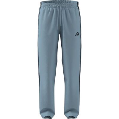 adidas Mezczyzni ESSENTIALS 3 STRIPES WOVEN OPEN HEM TRACKPANTS, icey blue/night navy/night navy/night navy, M adidas Mezczyzni ESSENTIALS 3 STRIPES WOVEN OPEN HEM TRACKPANTS, icey blue/night navy/night navy/night navy, M