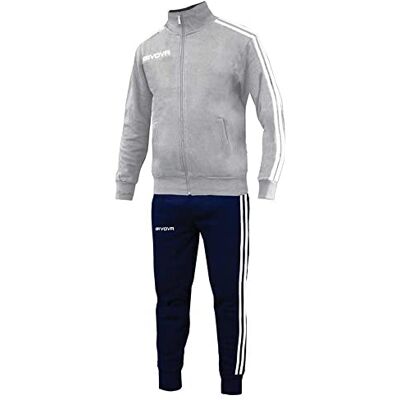 Givova Unisex Tuta Träningsoverall Gris, N/A Givova Unisex Tuta Träningsoverall Gris, N/A