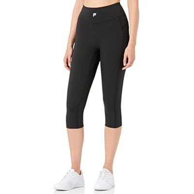 FILA Dambyxor Romania hög midja 3/4 tights byxor, moonless natt, S FILA Dambyxor Romania hög midja 3/4 tights byxor, moonless natt, S