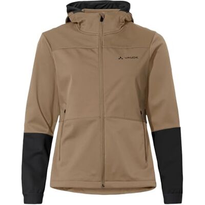 VAUDE Damen Funktionsjacke Wo Qimsa Hooded Softshell Jacket II - female - oat - 38 VAUDE Damen Funktionsjacke Wo Qimsa Hooded Softshell Jacket II - female - oat - 38