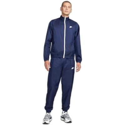 NIKE DR3337-410 M NK CLUB LND WVN TRK SUIT Jacka Herr MIDNIGHT NAVY/WHITE Storlek S NIKE DR3337-410 M NK CLUB LND WVN TRK SUIT Jacka Herr MIDNIGHT NAVY/WHITE Storlek S