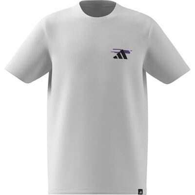 adidas Uniseks dzieci GAMING GRAPHIC T-SHIRT JUNIOR, white, 5-6 Years adidas Uniseks dzieci GAMING GRAPHIC T-SHIRT JUNIOR, white, 5-6 Years