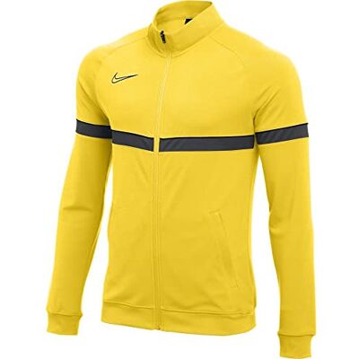 NIKE Pojkar Y Nk Dry Acd21 Trk Jkt K träningsjacka Tour gul/svart/antracit/svart 158-170 NIKE Pojkar Y Nk Dry Acd21 Trk Jkt K träningsjacka Tour gul/svart/antracit/svart 158-170