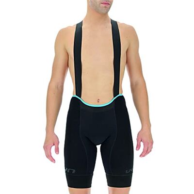 UYN Regnbyxor för män man cykling Racefast Ow Bib Short SVART/SVART Medium UYN Regnbyxor för män man cykling Racefast Ow Bib Short SVART/SVART Medium