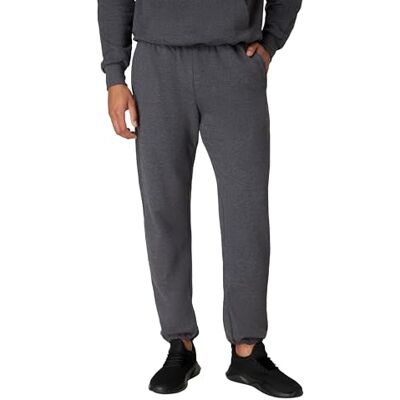 Hanes herrbyxor, ultimata bomullsfleecebyxor, joggingbyxor med fickor för män., S Hanes herrbyxor, ultimata bomullsfleecebyxor, joggingbyxor med fickor för män., S