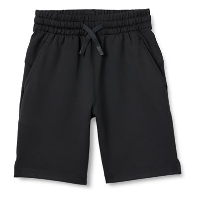 Amazon Essentials Active Performance Stretch stickade atletiska shorts för pojkar, Svart, Medium Amazon Essentials Active Performance Stretch stickade atletiska shorts för pojkar, Svart, Medium