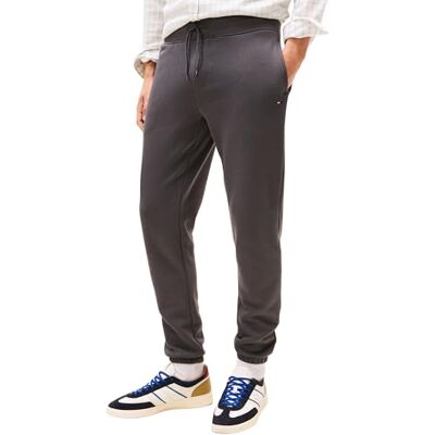 Tommy Jeans herr TJM Slim S flagga träningsbyxa EXT DM0DM20473 sweatpants, grå (tvättad svart), XXL, Grå (tvättad svart), XXL Tommy Jeans herr TJM Slim S flagga träningsbyxa EXT DM0DM20473 sweatpants, grå (tvättad svart), XXL, Grå (tvättad svart), XXL