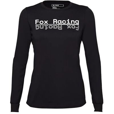 Fox Damen Velotrikot Jersey 24 W Ranger Dr Md Ls Blk - Cykeltröja Fox Damen Velotrikot Jersey 24 W Ranger Dr Md Ls Blk - Cykeltröja