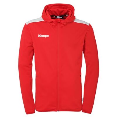 Kempa uhlsport Handboll Emotion 27 huvjacka sportjacka för män och pojkar med fodrad huva – fleece på insidan – med fickor med dragkedja Kempa uhlsport Handboll Emotion 27 huvjacka sportjacka för män och pojkar med fodrad huva – fleece på insidan – med fickor med dragkedja
