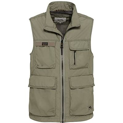 camel active Multipocket väst för män med ståkrage, BRUN, 68 camel active Multipocket väst för män med ståkrage, BRUN, 68
