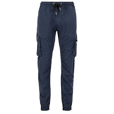 Alpha Industries Jogging- Och Cargobyxor I Bomullstwill För Män Ultra Navy Alpha Industries Jogging- Och Cargobyxor I Bomullstwill För Män Ultra Navy