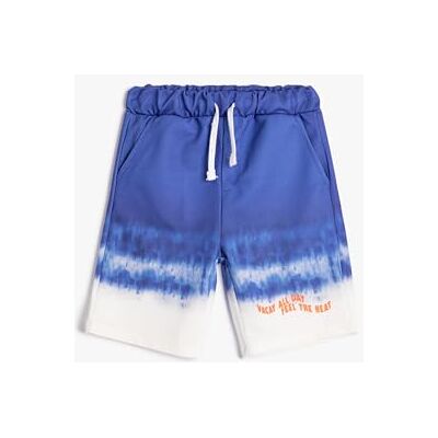Koton pojkar tie-dye mönster dragsko ficka detaljer bomullsshorts, Saxe (969), 4-5 år Koton pojkar tie-dye mönster dragsko ficka detaljer bomullsshorts, Saxe (969), 4-5 år