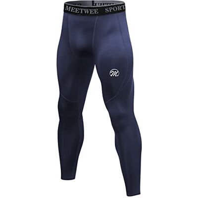 MEETWEE kompressionsbyxor för män, sportleggings långa löparbyxor andningsbara funktionella byxor tights byxor MEETWEE kompressionsbyxor för män, sportleggings långa löparbyxor andningsbara funktionella byxor tights byxor