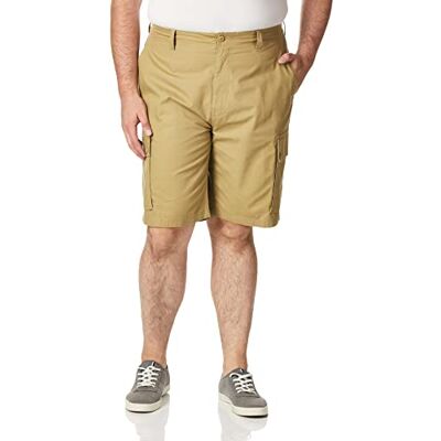 Nautica Men's Ripstop Cargo Short, Khaki, 30 Nautica Men's Ripstop Cargo Short, Khaki, 30