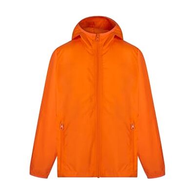 Mukua WZ70K_303_7/8 Vindjacka, Fluor Orange, Storlek 7/8, Unisex barn, Apelsin, Talla 7/8 Mukua WZ70K_303_7/8 Vindjacka, Fluor Orange, Storlek 7/8, Unisex barn, Apelsin, Talla 7/8